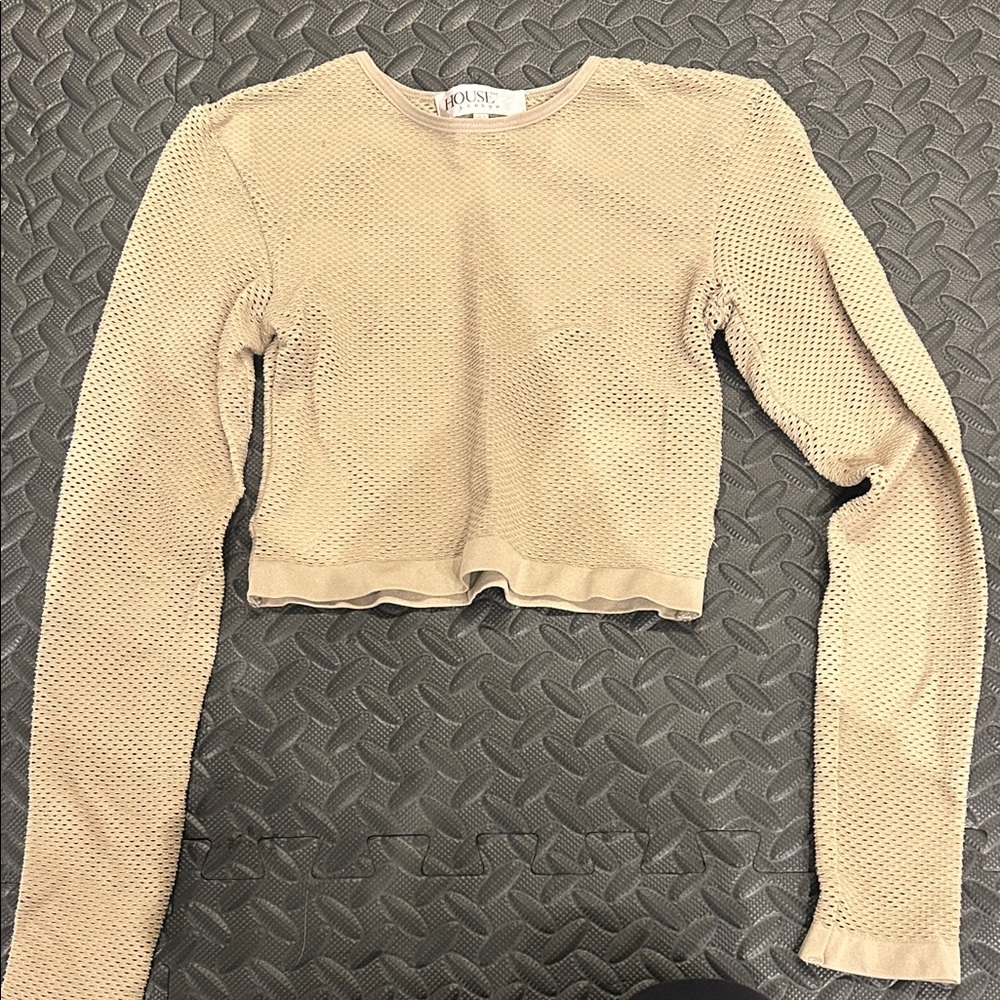 House of cb mesh nude top